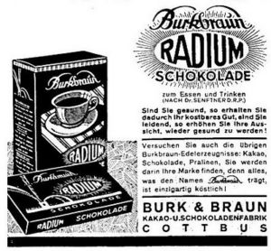 Radium Schokolade 